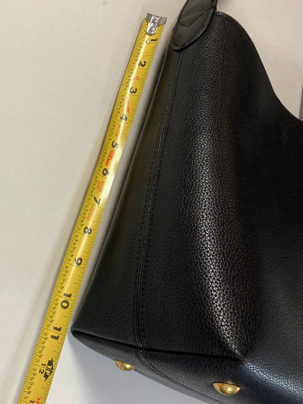 Black Low Key Bucket Tote